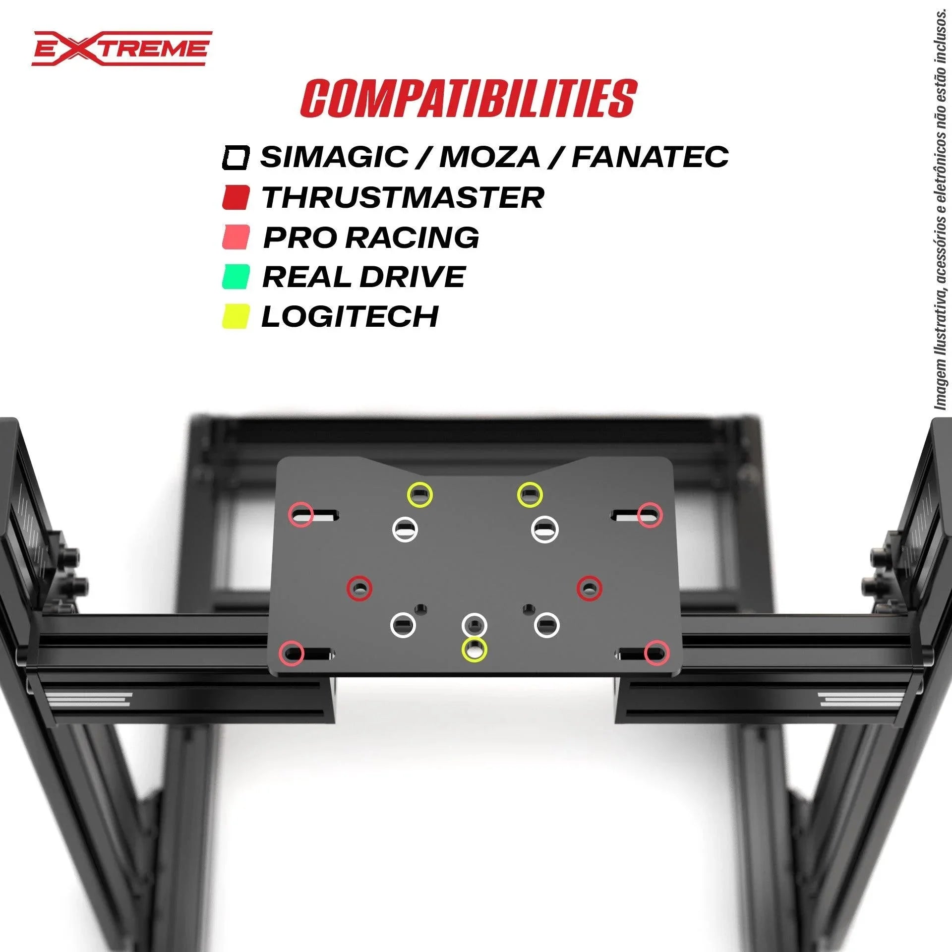 AX80 ALUMINUM PROFILE SIM RACING RIG Extreme Simracing