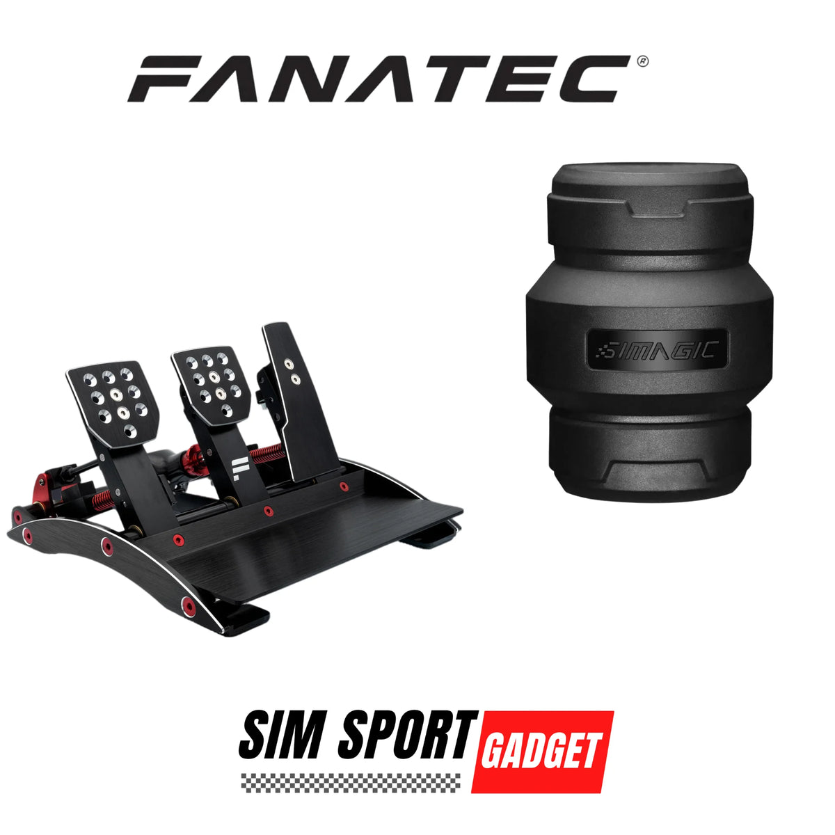 Fanatec Clubsport V3 Pedal Simagic P-HPR NEO Mountfor Sim Racing Fanatec Clubsport V3 Pedal Simagic P-HPR NEO Mountfor Sim Racing