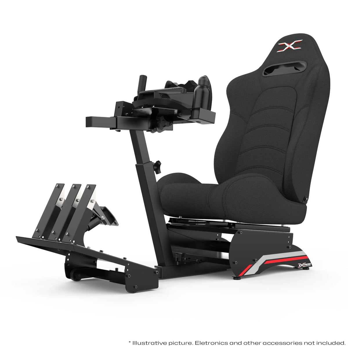 Extreme Sim Racing Wheel Stand Cockpit SGT Racing Simulator - Black Edition  For Logitech G25, G27, G29, G920, Thrustmaster And Fanatec - Heavy Dutty  and Foldable : : Video Games