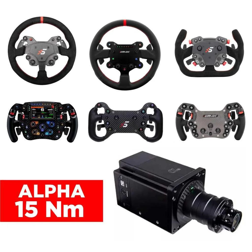 SIMAGIC DIRECT DRIVE ALPHA - 15 Nm CONFIGURATORfor Sim Racing