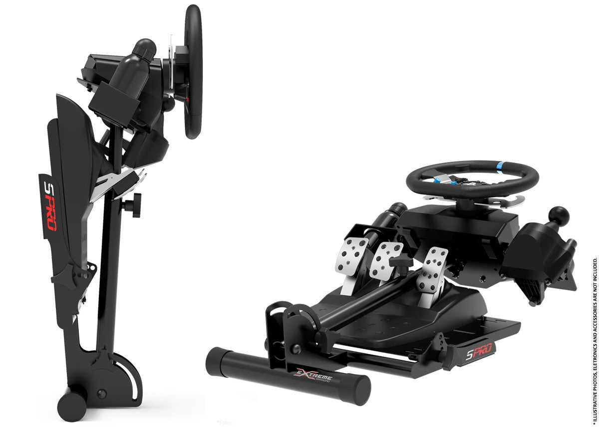 Extreme SimRacing Wheel Stand SGT White Edition (Wheel Locks  Included)Default Title