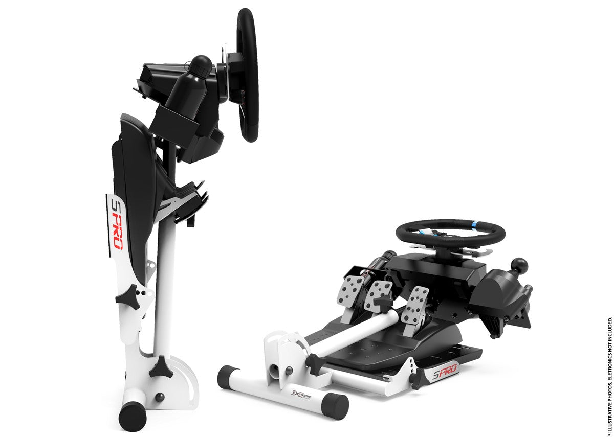 Wheel Stand S Pro White Edition - Extreme Simracing