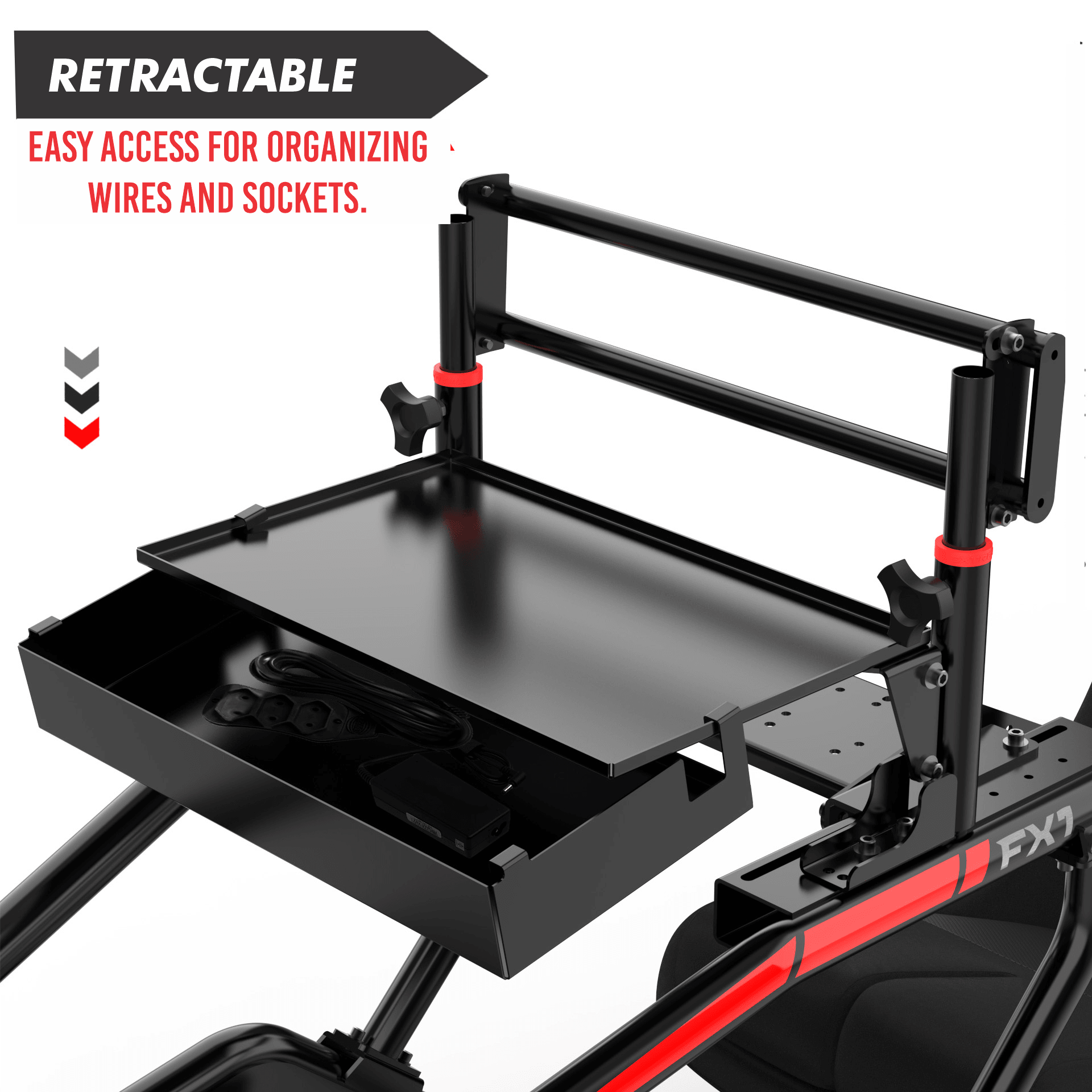 BOX SHELF FOR REAR TRAY - Extreme Simracing