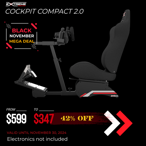 SIM RACING COCKPIT COMPACT 2.0