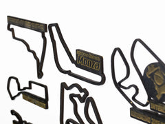 2025 Formula 1 Track Wood Decor - Individual Track