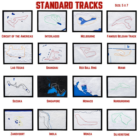 3D Circuit Track Art | F1 | Customizable | Gift | Decoration | Kitchen | Bedroom | Living room | SimSportGadget