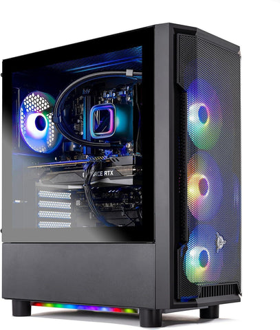 Skytech Gaming Shadow Gaming PC Desktop – Intel Core i7 13700F 2.1 GHz, NVIDIA RTX 4060, 1TB NVME SSD, 16GB DDR4 RAM 3200, 600W Gold PSU, 360mm AIO, 11AC Wi-Fi, Windows 11 Home 64-bit,Black - Extreme Simracing