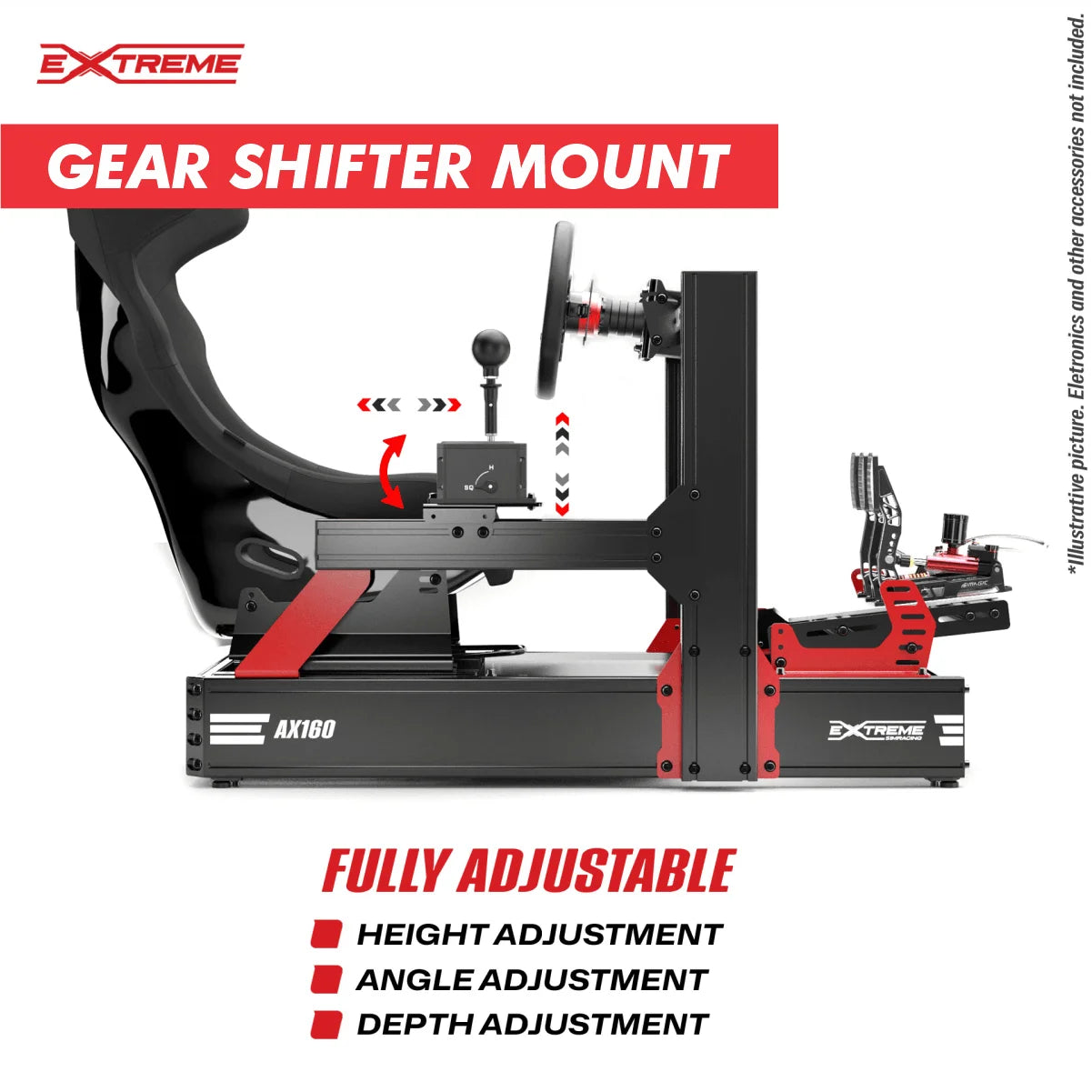 AX160 ALUMINUM PROFILE SIM RACING RIG CONFIGURATOR - Extreme Simracing
