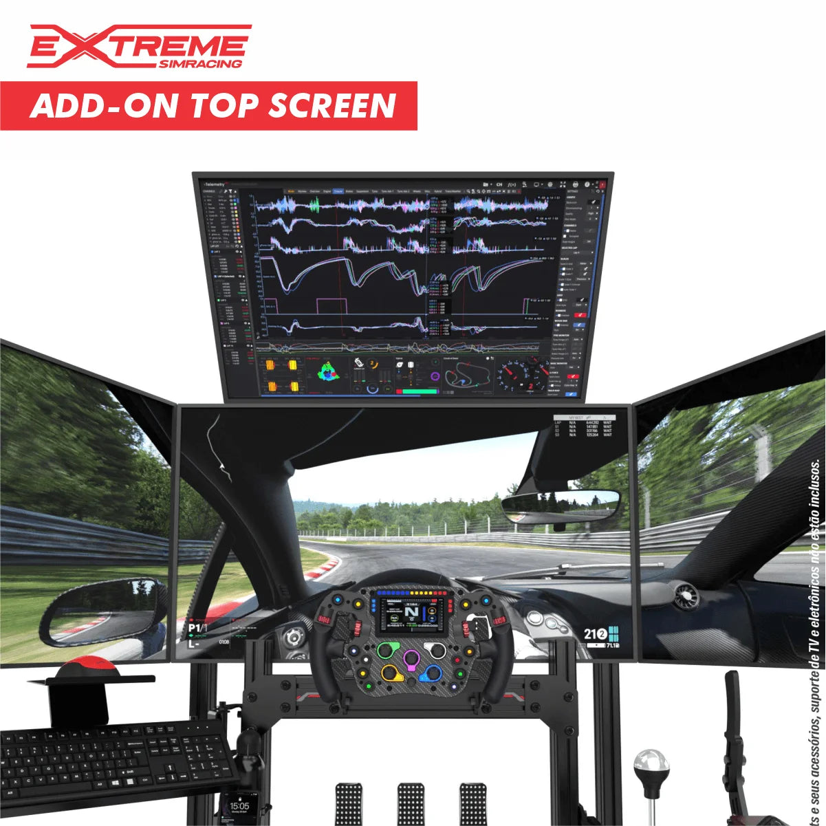 AX80 ALUMINUM PROFILE SIM RACING RIG CONFIGURATOR - Extreme Simracing