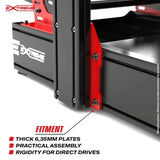 AX160 6.35 mm wheel mount plates engineered for high-torque Direct Drive systems