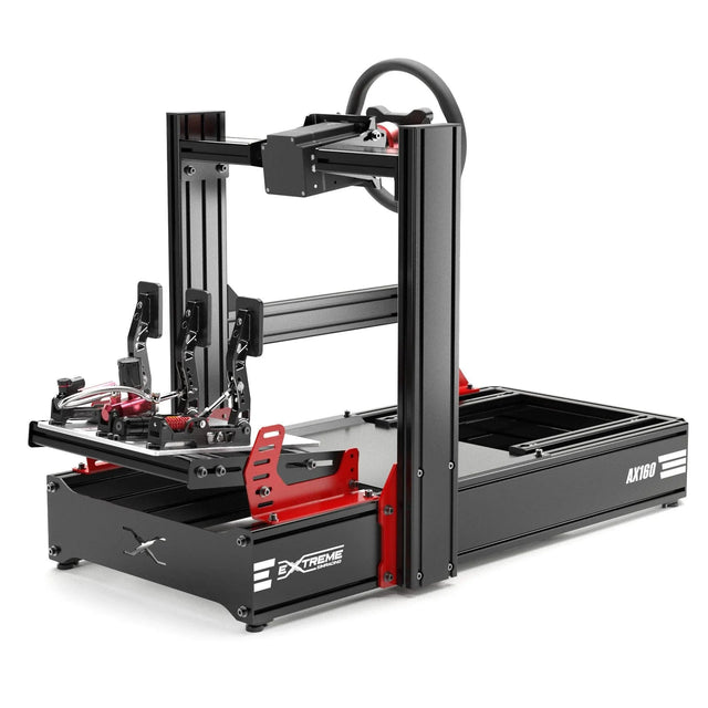 Extreme Simracing AX160 aluminum profile sim racing chassis with Frontal DD wheel mount