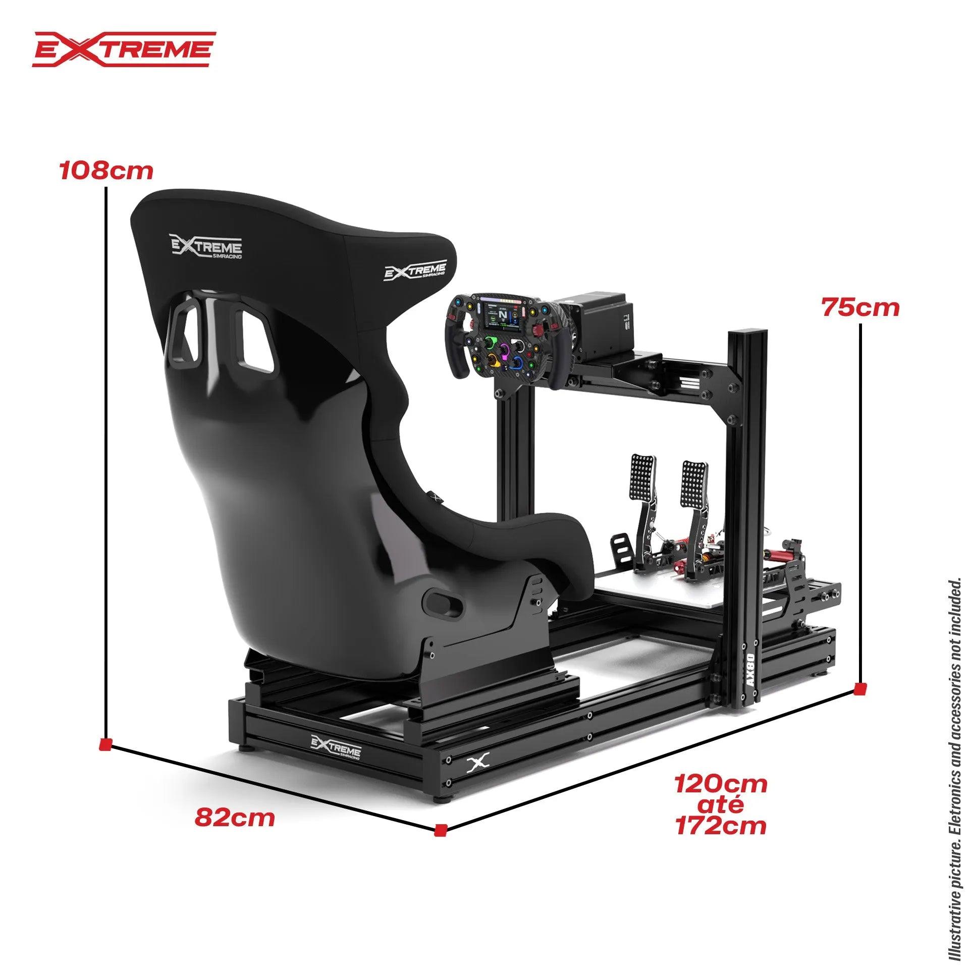 AX80 ALUMINUM PROFILE SIM RACING RIG - Extreme Simracing