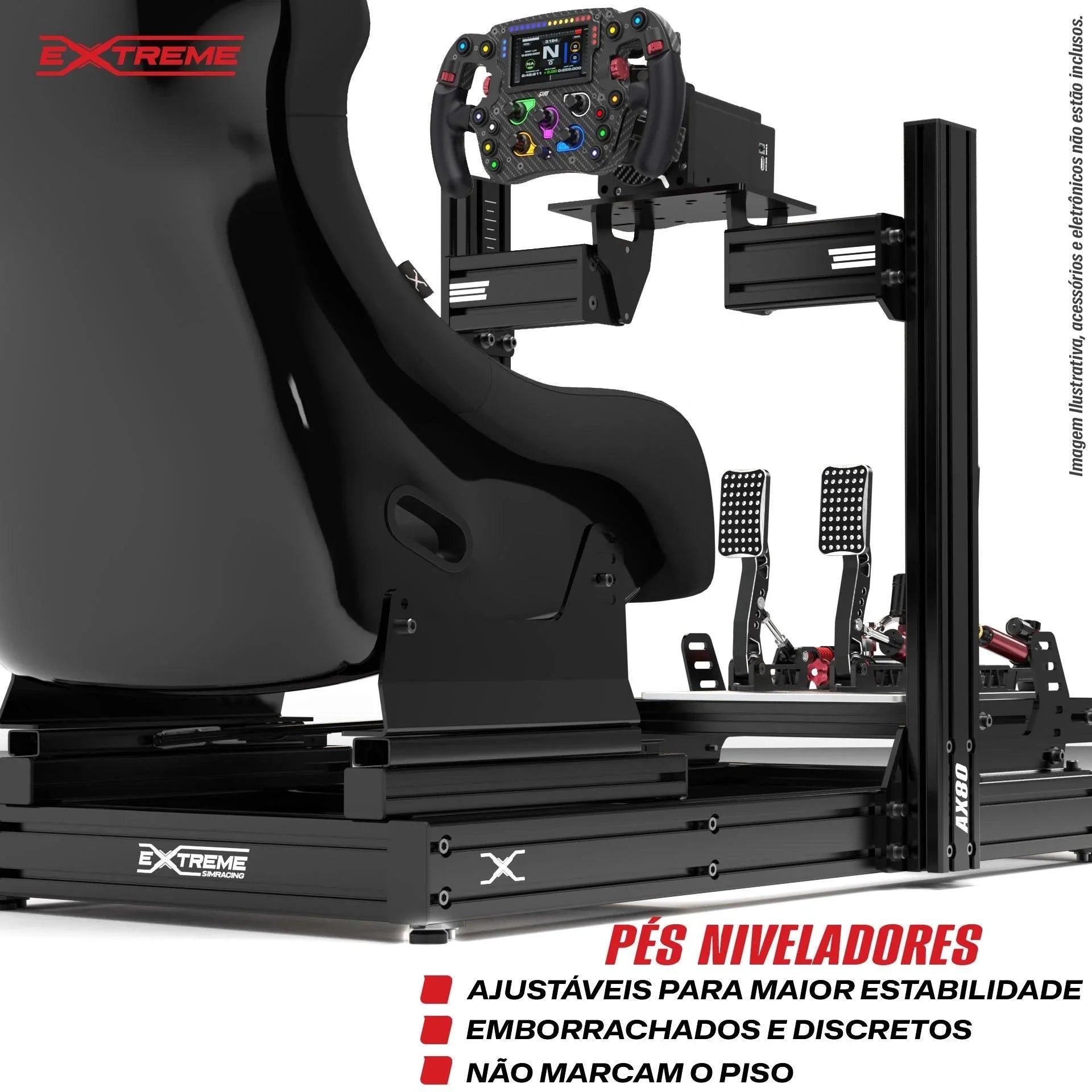AX80 ALUMINUM PROFILE SIM RACING RIG Extreme Simracing