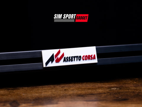 Assetto Corsa 3D Logo Art Decor For Sim Racing SimSportGadget