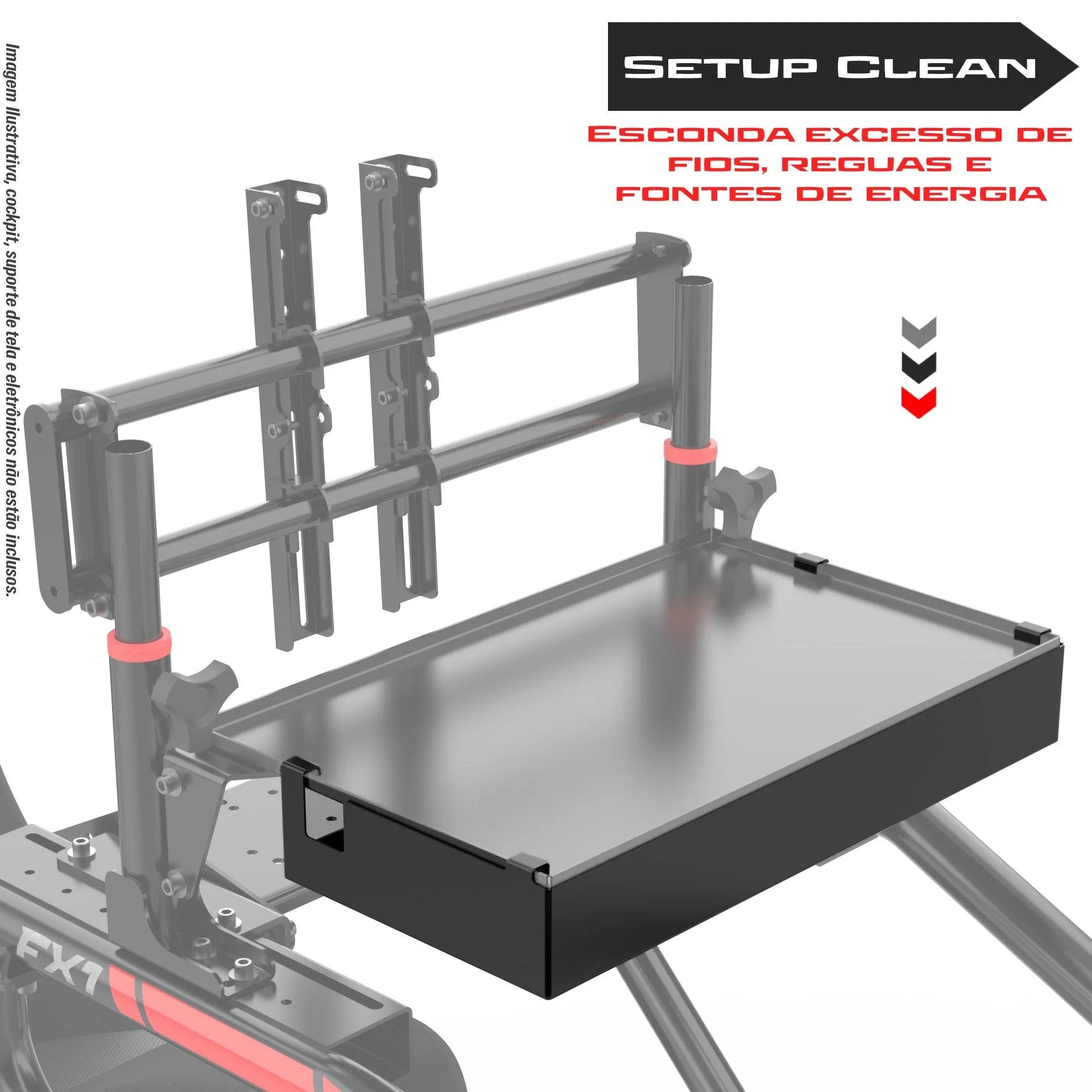 BOX SHELF FOR REAR TRAY - Extreme Simracing