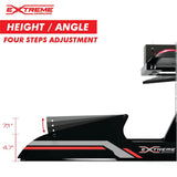 Chassis 3.0 seat-base height and angle adjustment positions