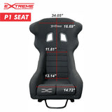 Extreme Simracing P1 racing seat dimensions