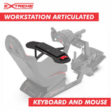 Chassis 3.0 articulated keyboard and mouse workstation