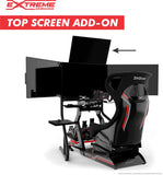 Chassis 3.0 sim racing setup with top screen add-on