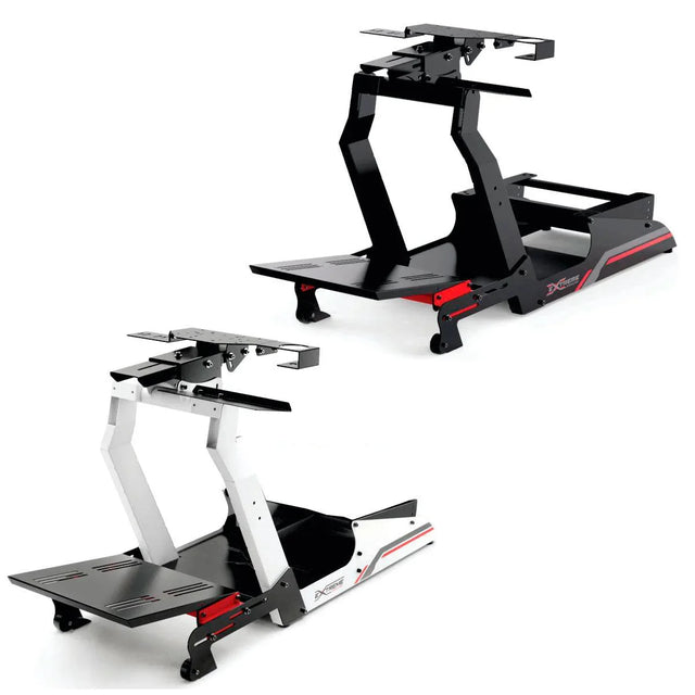 Black and white Extreme Simracing Chassis 3.0 cockpit frames