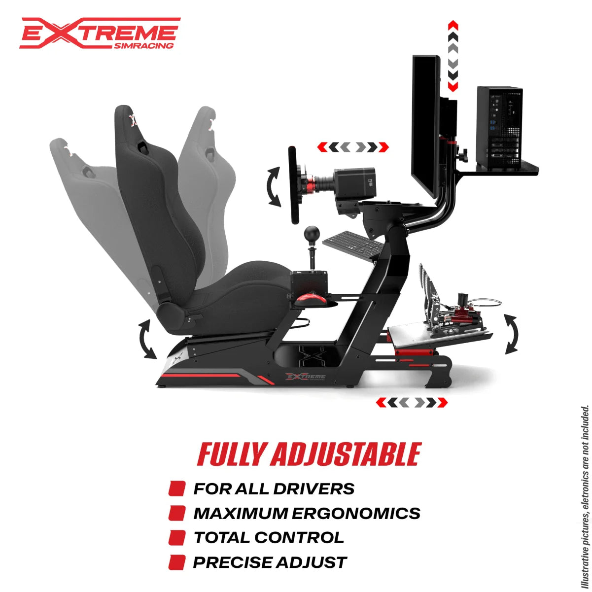 CHASSIS 3.0 FULL OF ACCESSORIES Extreme Simracing