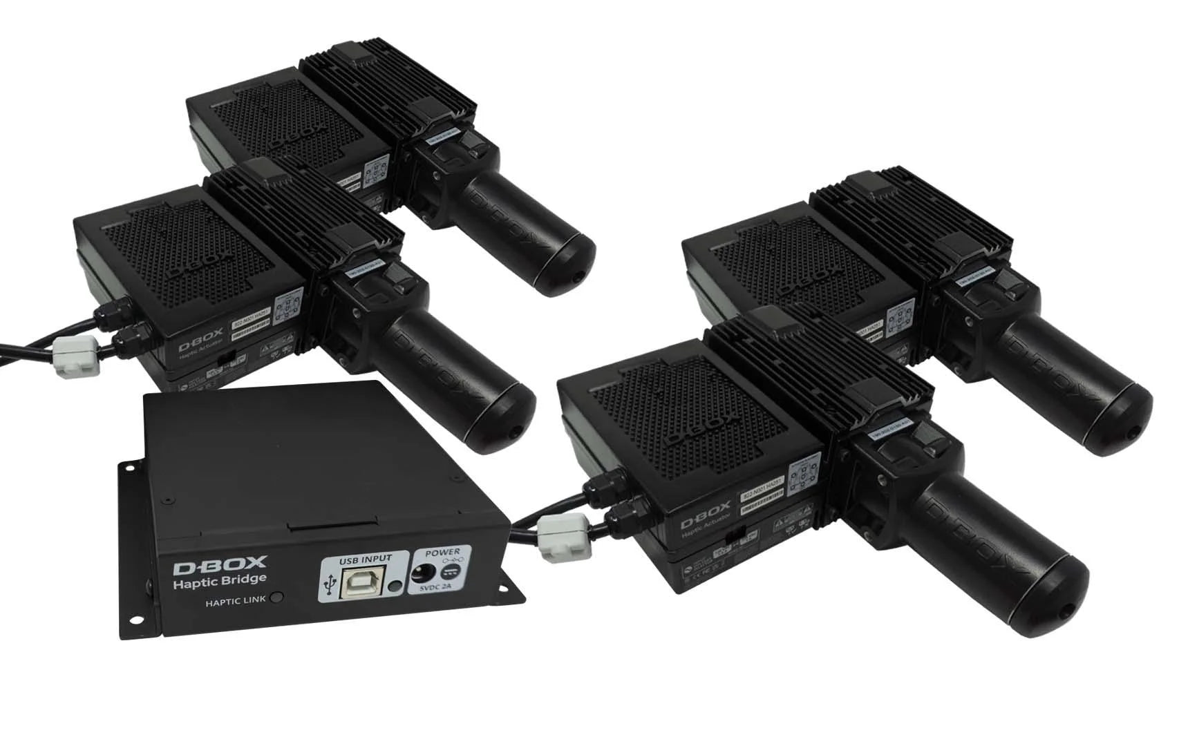 D-BOX Generation 5 4250i Haptic System (1.5" travel range, 4 actuators) Extreme Simracing