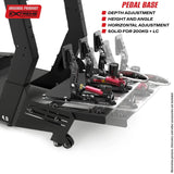 Chassis 4.0 adjustable pedal platform for high-performance sim racing pedals
