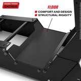 Chassis 4.0 compact steel racing simulator cockpit for home setups