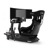 Extreme Simracing Chassis 4.0 with integrated TV and monitor stand