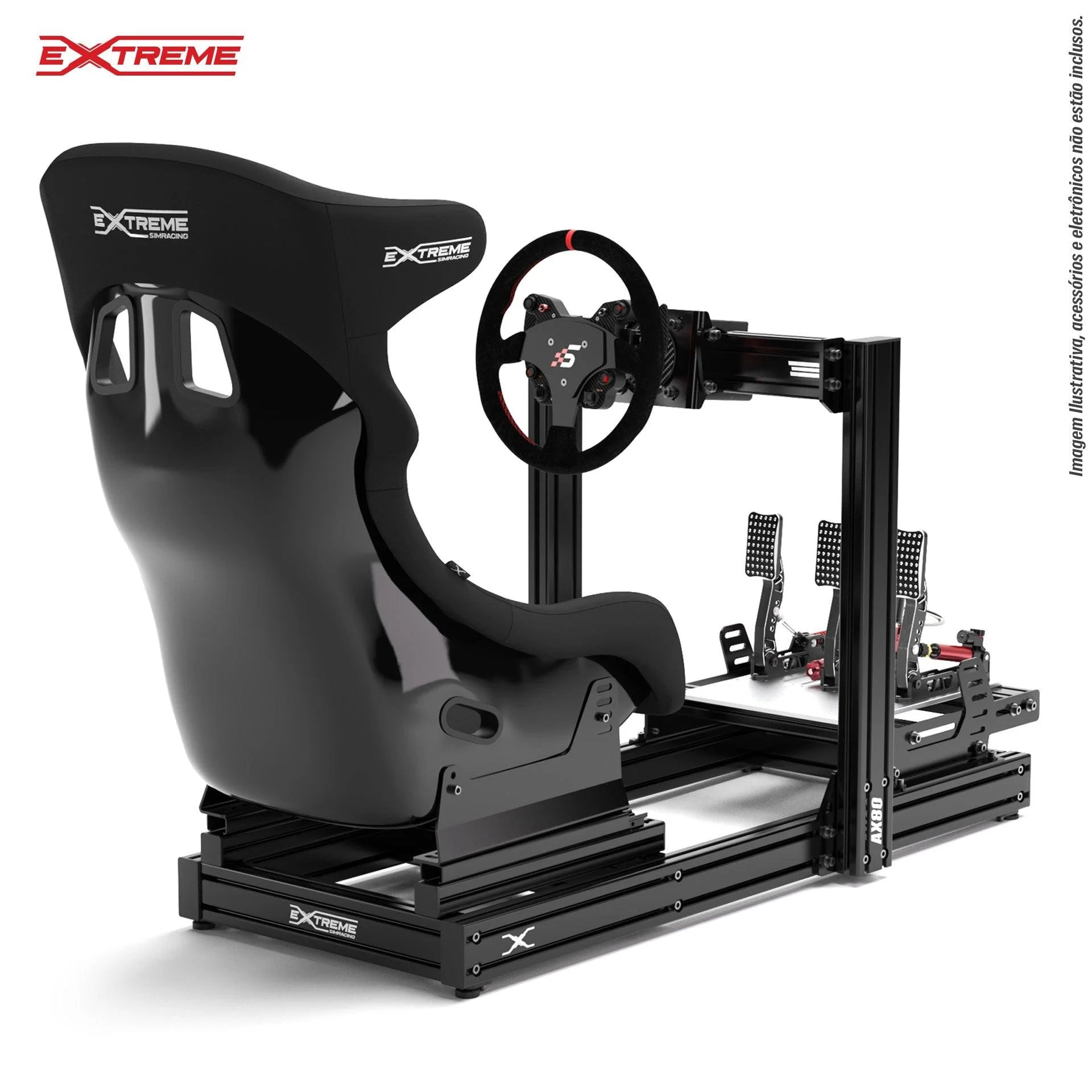 FRONTAL WHEEL BASE MOUNT FOR AX80 AND AX160 - Extreme Simracing