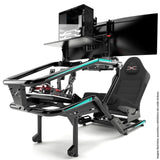 FX1 Formula cockpit with optional integrated monitor stand