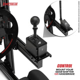 GEAR SHIFTER MOUNT FOR AX80 OR ANY ALUMINUM CHASSIS 80X40 - Extreme Simracing