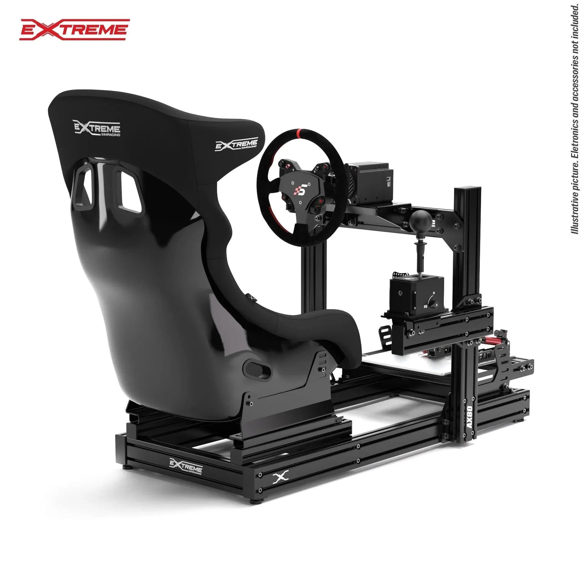 GEAR SHIFTER MOUNT FOR AX80 OR ANY ALUMINUM CHASSIS 80X40 - Extreme Simracing