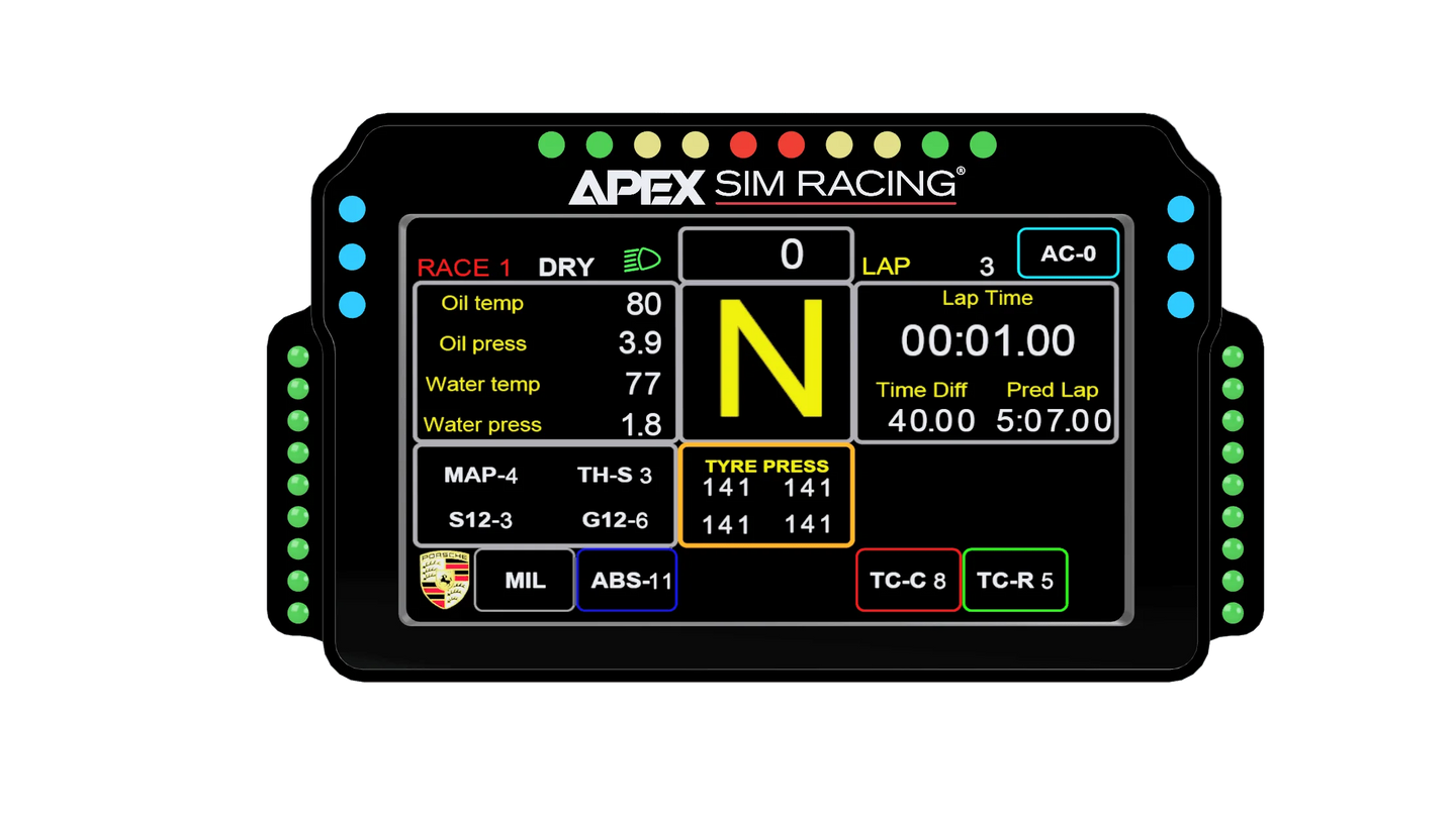 GT3R DDU Sim Racing Display – Extreme Simracing