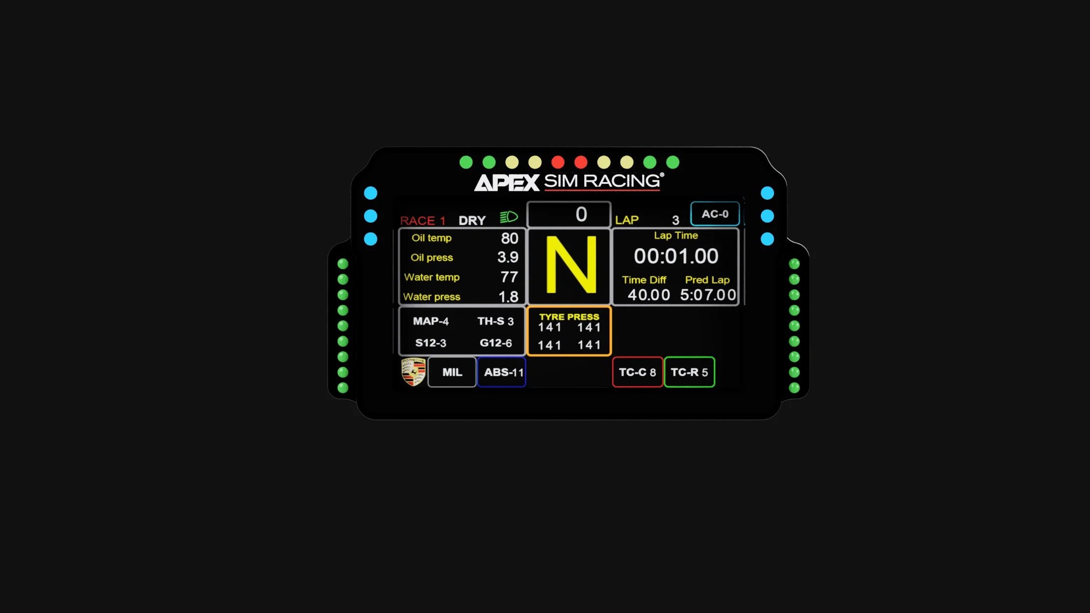 GT3R DDU Sim Racing Display Apex Sim Racing