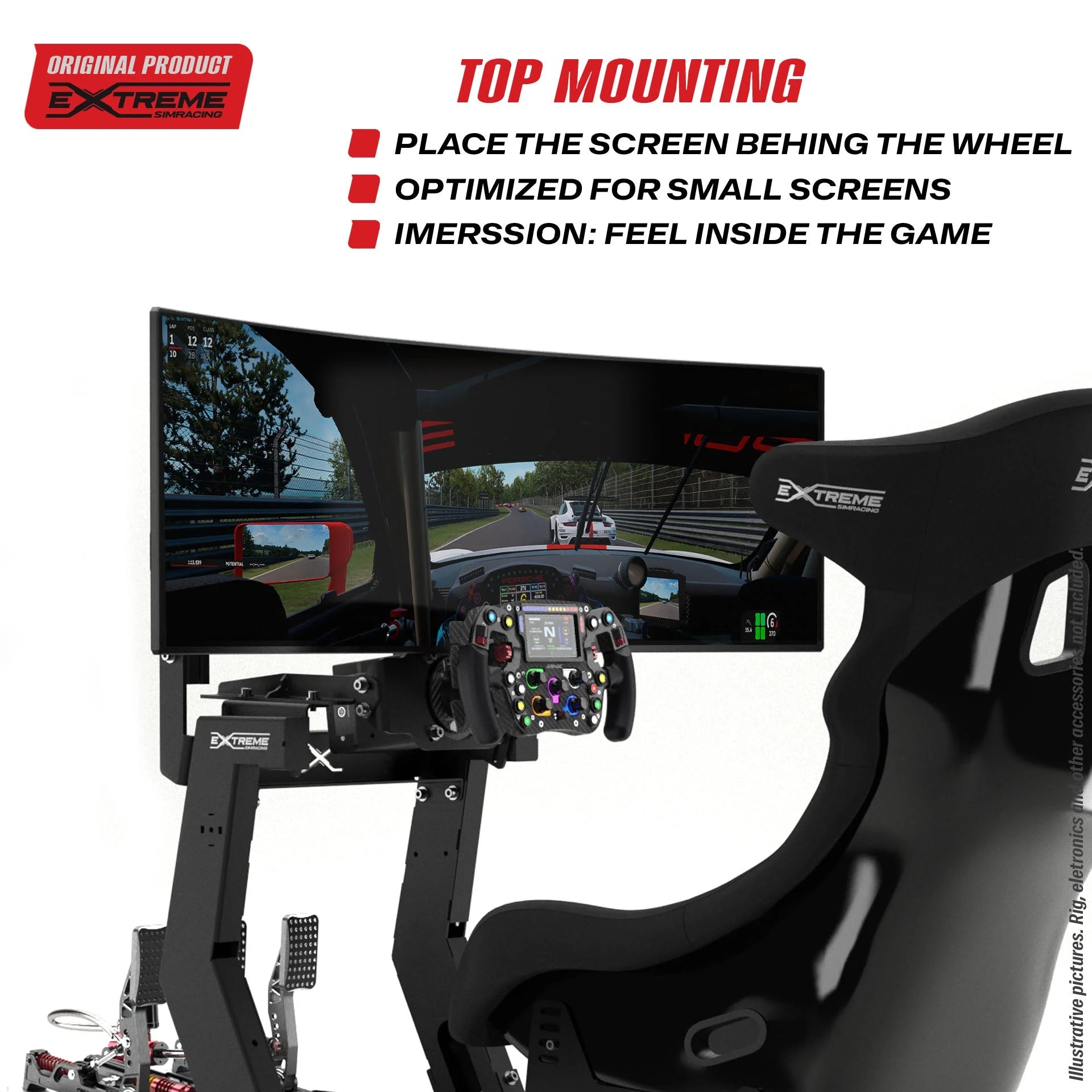 INTEGRATED TV STAND FOR CHASSIS 4.0 – Extreme Simracing