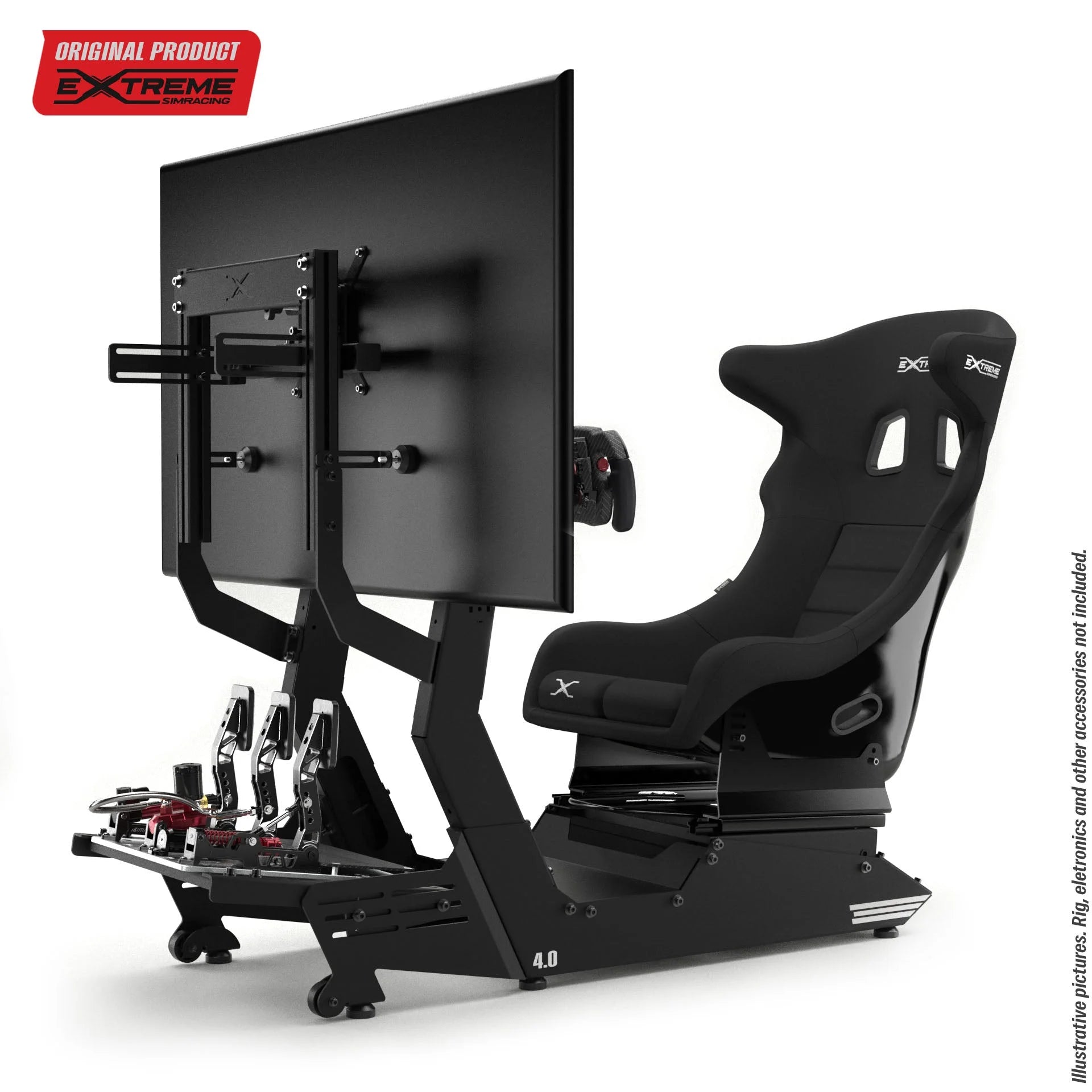 INTEGRATED TV STAND FOR CHASSIS 4.0 Extreme Simracing