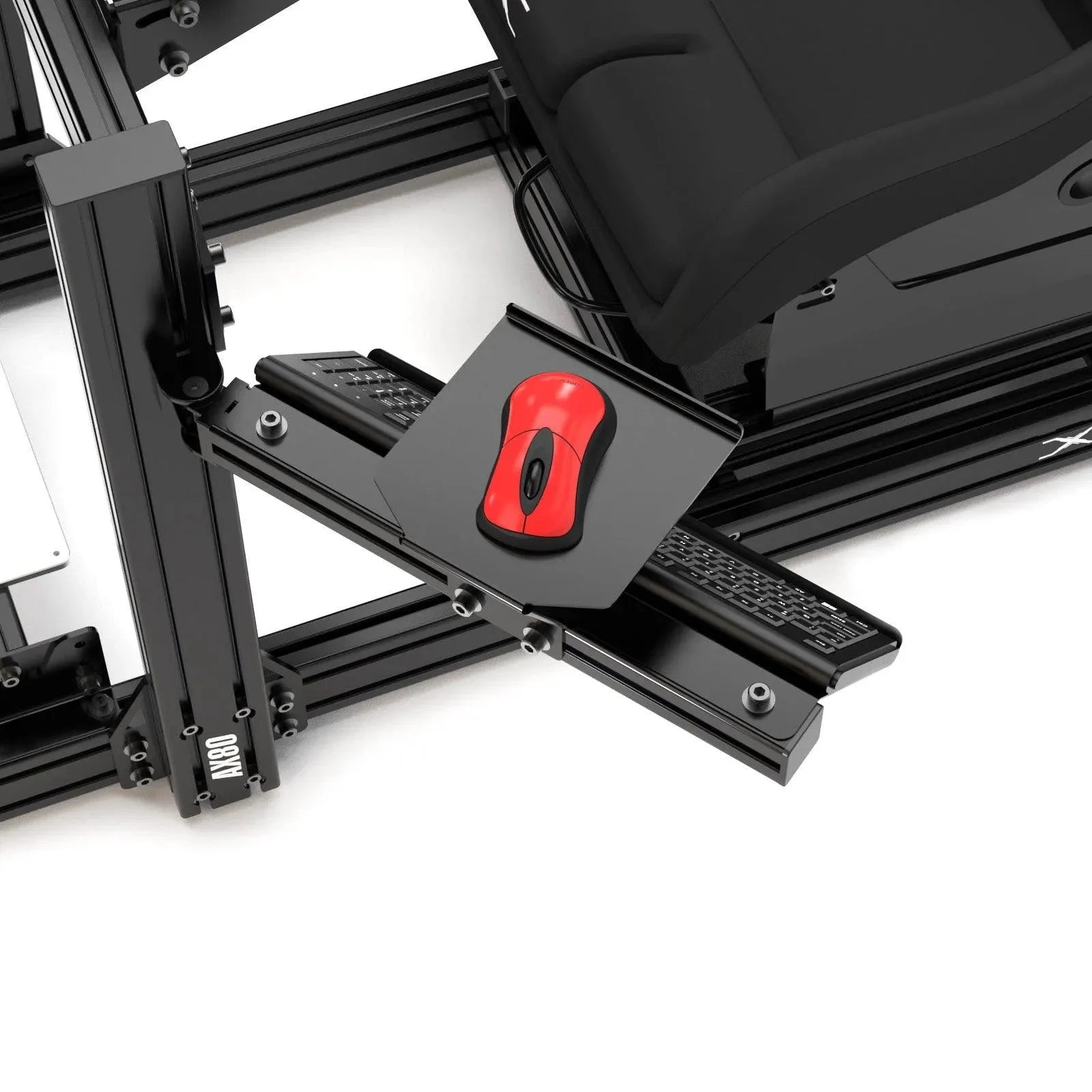KEYBOARD AND MOUSE MOUNT FOR AX80 OR ANY ALUMINUM CHASSIS 80X40for