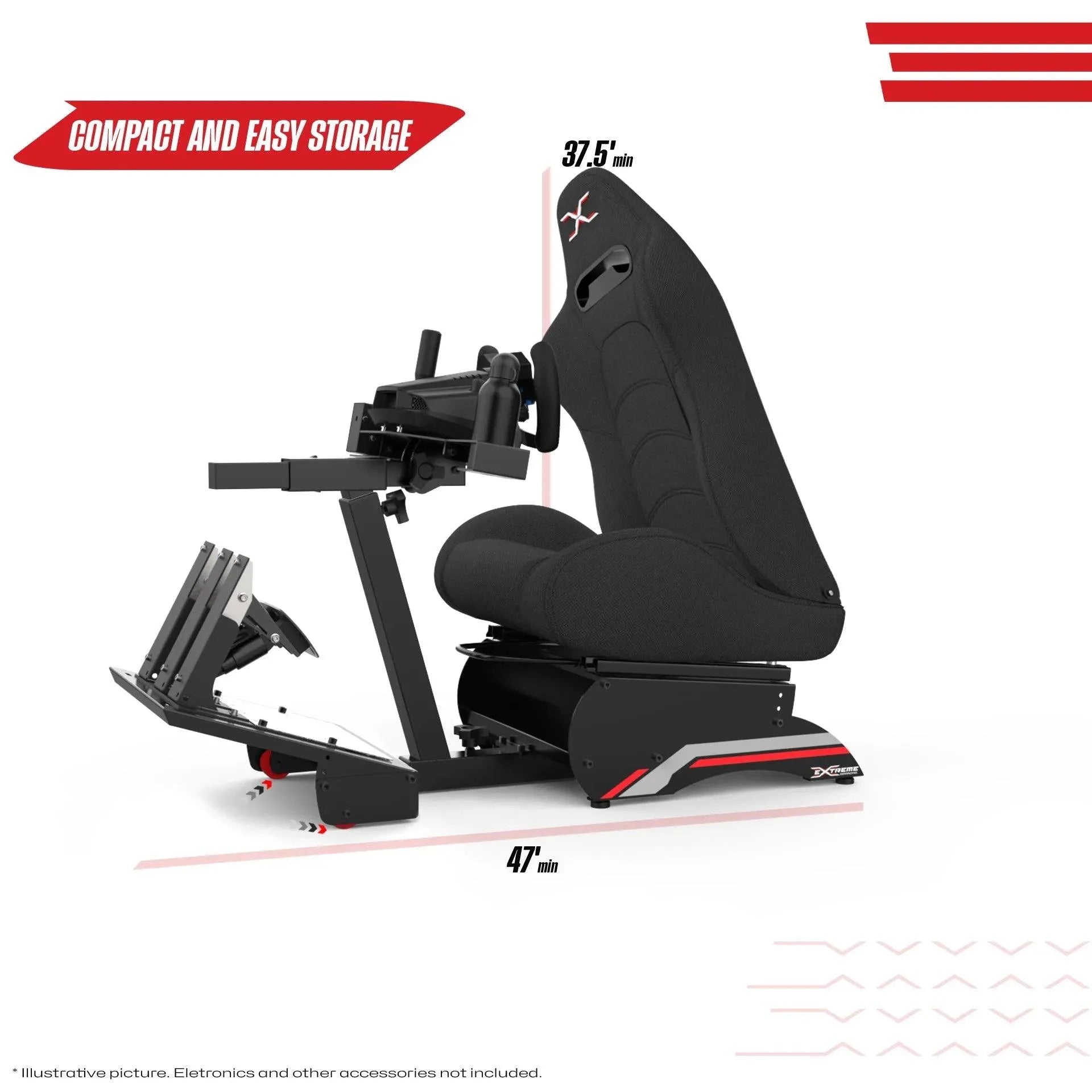 Copact Mouse Sim Rig SIM RACING COCKPIT COMPACT 2.0 – Extreme Simracing