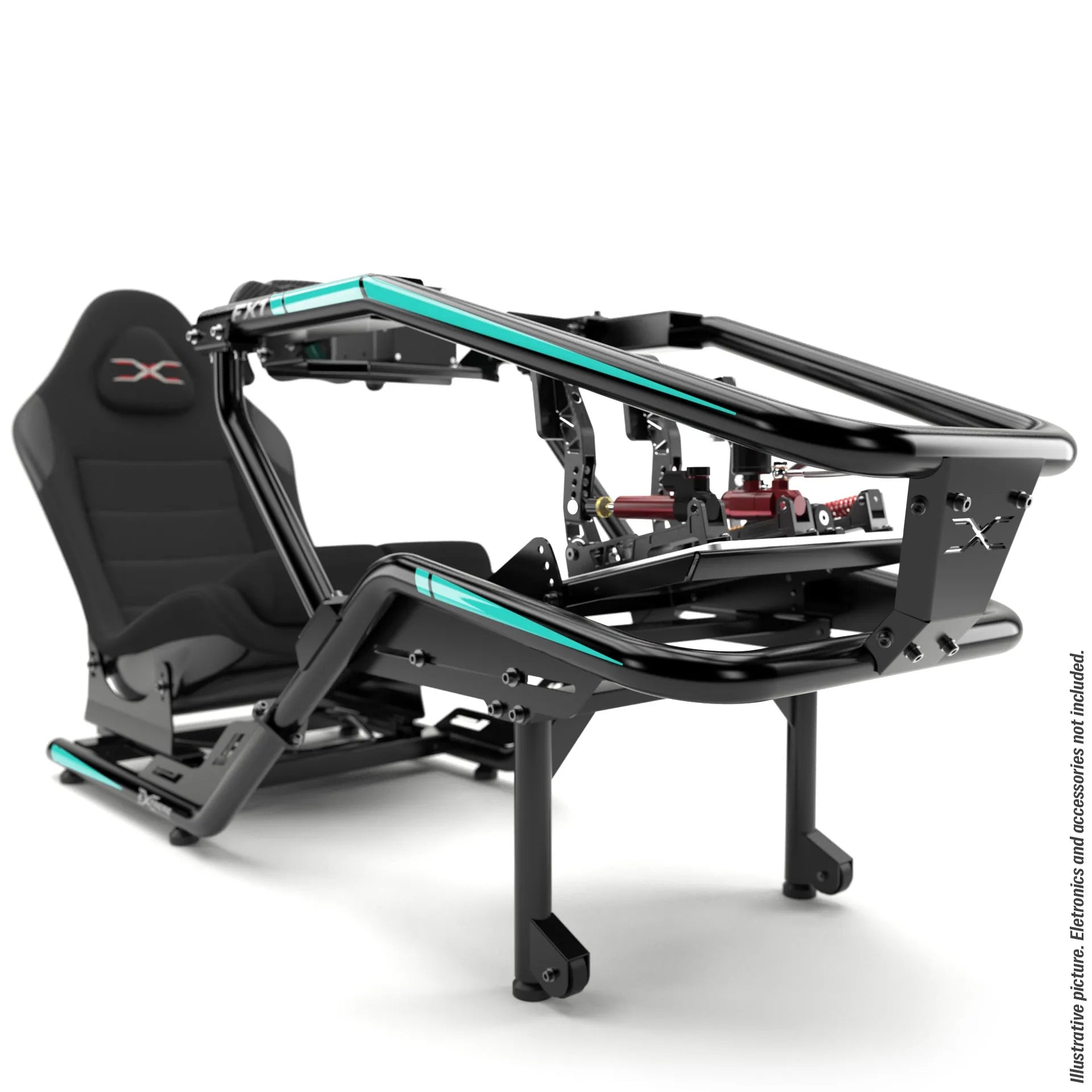 Extreme SimRacing Cockpit XT Premium 3.0 Fully Accessorized — FAST