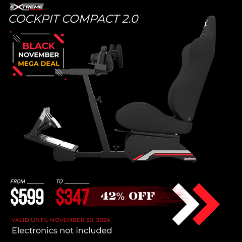 SIM RACING COCKPIT COMPACT 2.0