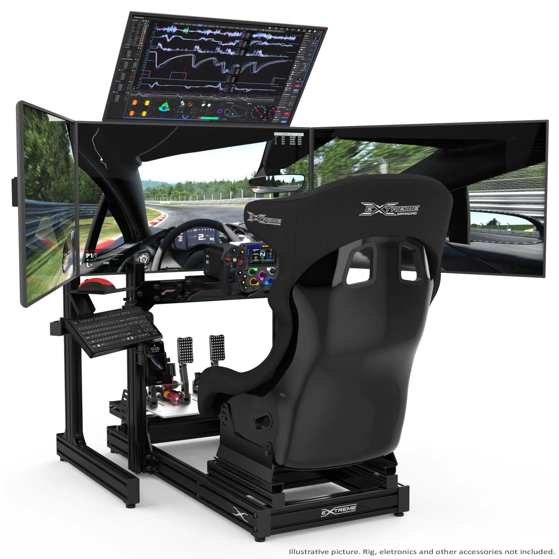TOP SCREEN ADD-ON FOR ALUMINUM PROFILE TV STAND - Extreme Simracing