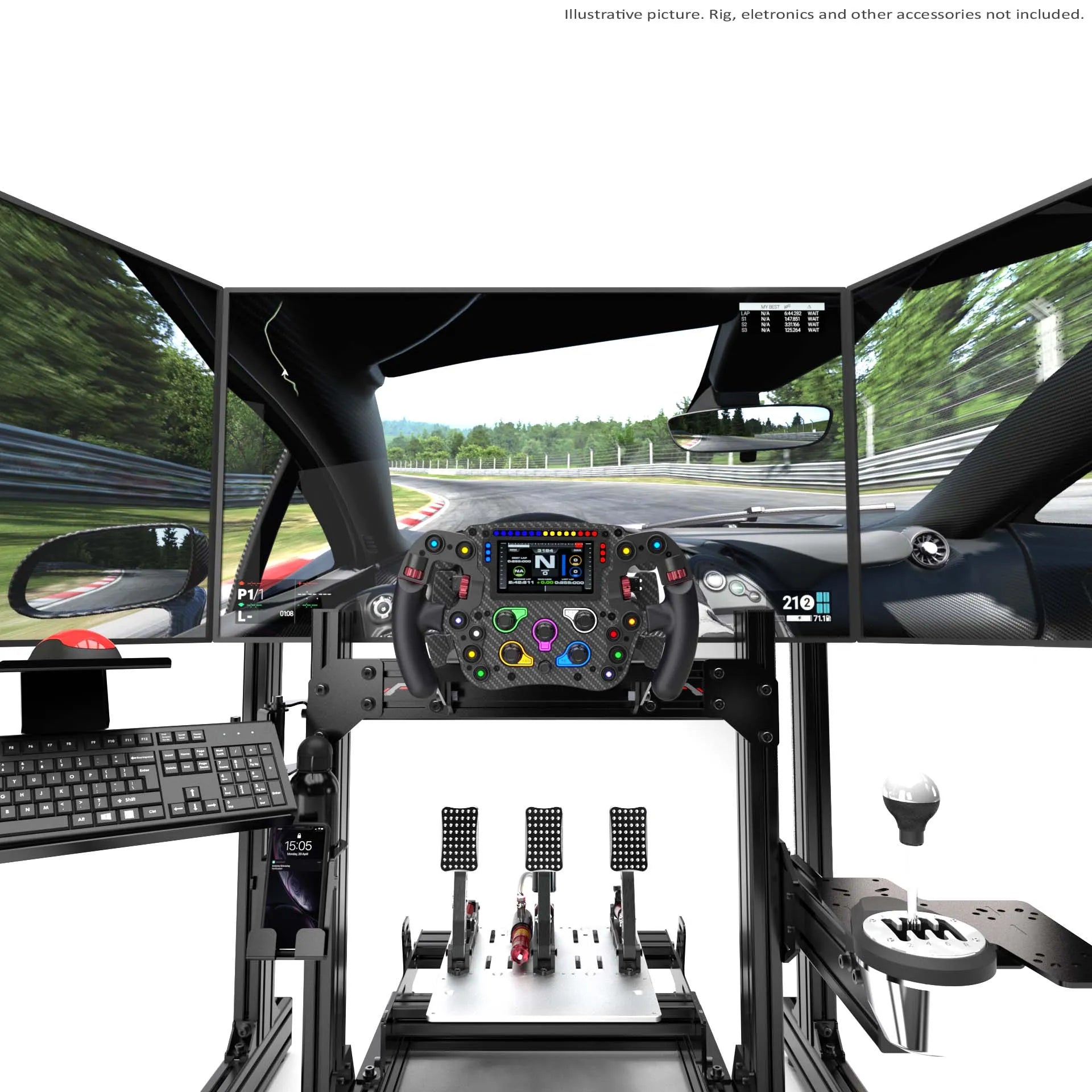 ADD ON TRIPLE SCREEN for P1 3.0 - Extreme Simracing