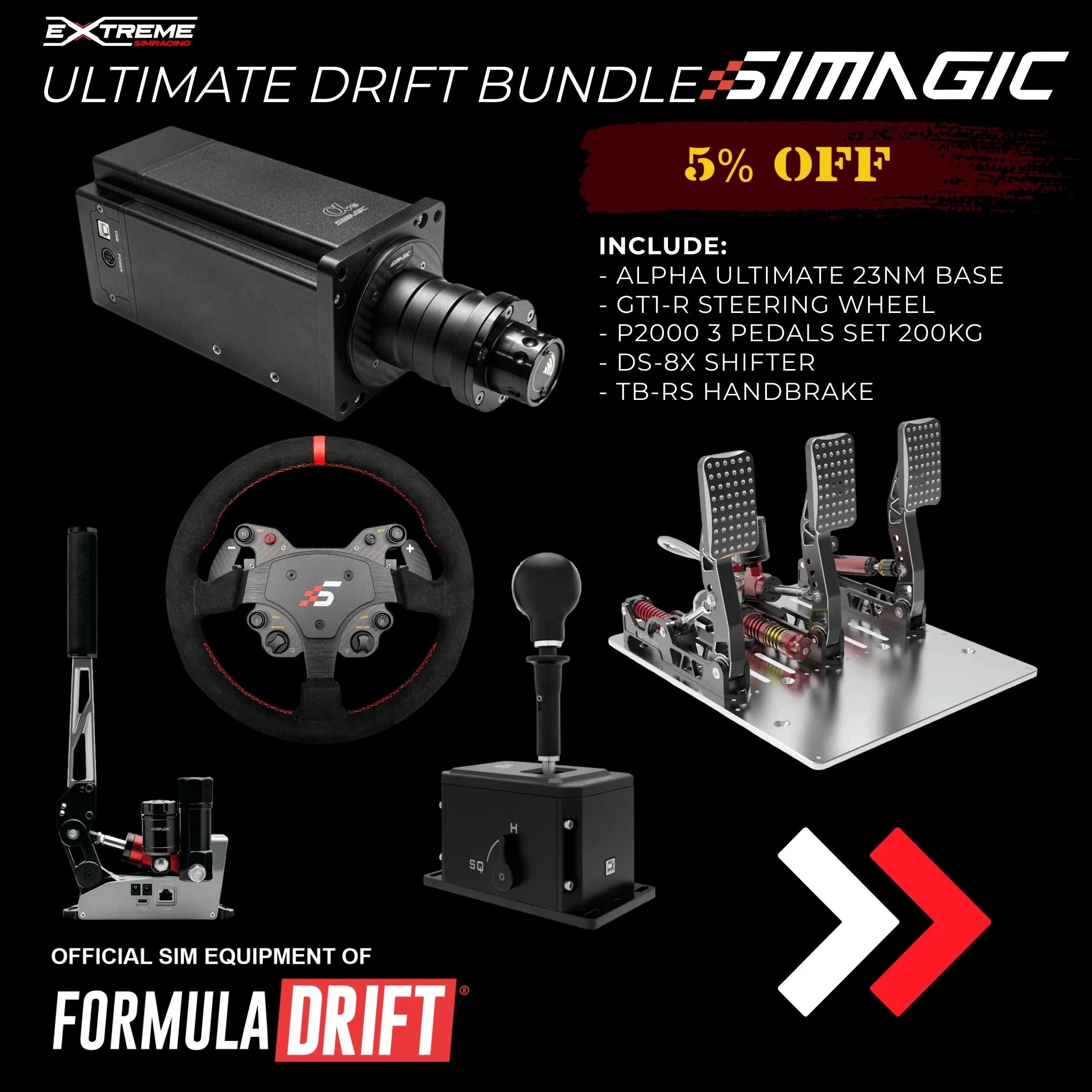 magic gear rs ULTIMATE DRIFT BUNDLE SIMAGICfor Sim Racing | Premium Sim Racing Gear