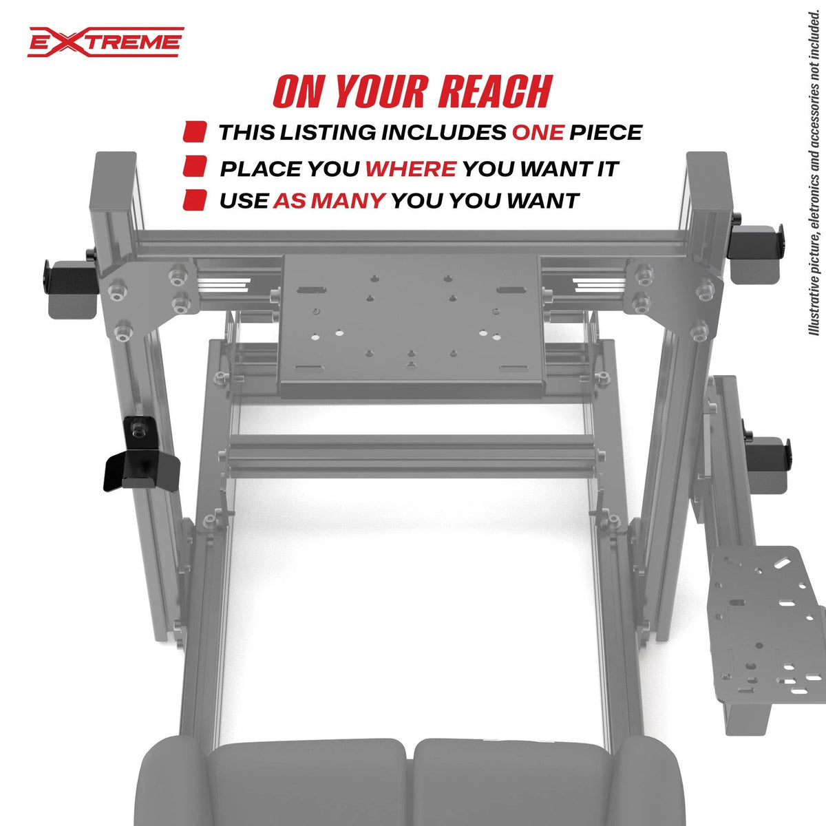 UNIVERSAL HEADSET HOLDER FOR ALUMINIUM SIM RIGS – Extreme Simracing