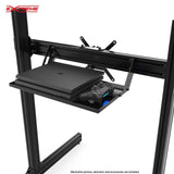 UNIVERSAL PC/DESKTOP REAR TRAY FOR TV STANDS IN ALUMINUM PROFILE - Extreme Simracing