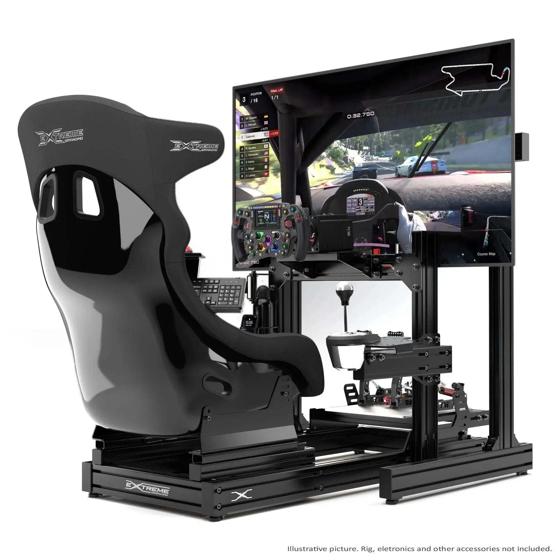 UNIVERSAL TV STAND ALUMINUM PROFILE - Extreme Simracing