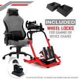 WHEEL STAND SGT (WHEEL LOCKS INCLUDED) Extreme Simracing