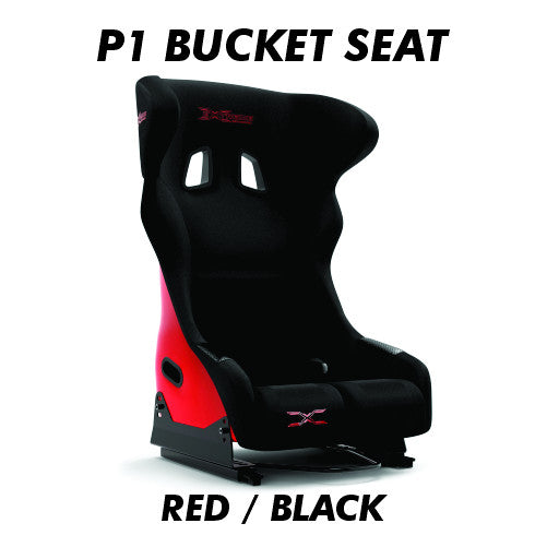 P1 Bucket Seat Red/Black (+$499)