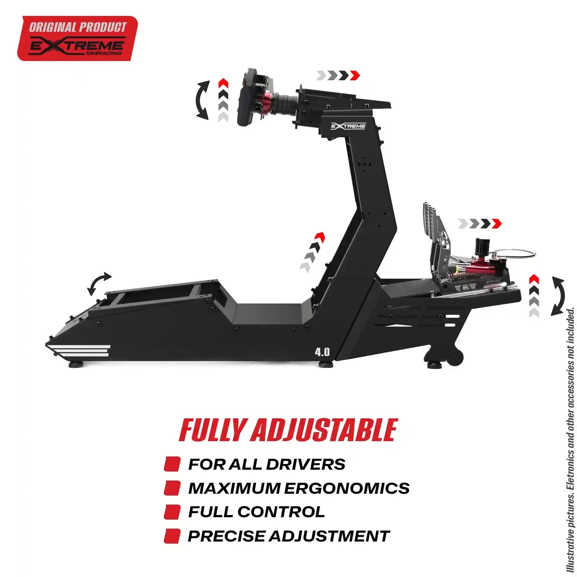 1A EXTREME SIMRACING CHASSIS 4.0